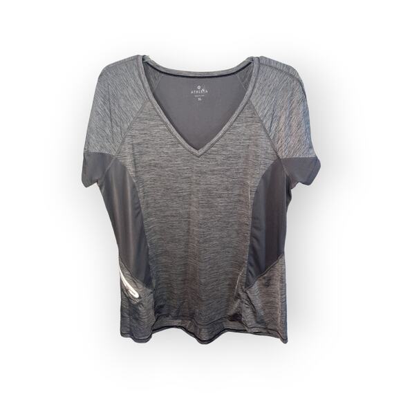 Athleta Forerunner Tee Shirt Womens XLPocket Activewear Lightweight EUC - Picture 1 of 5
